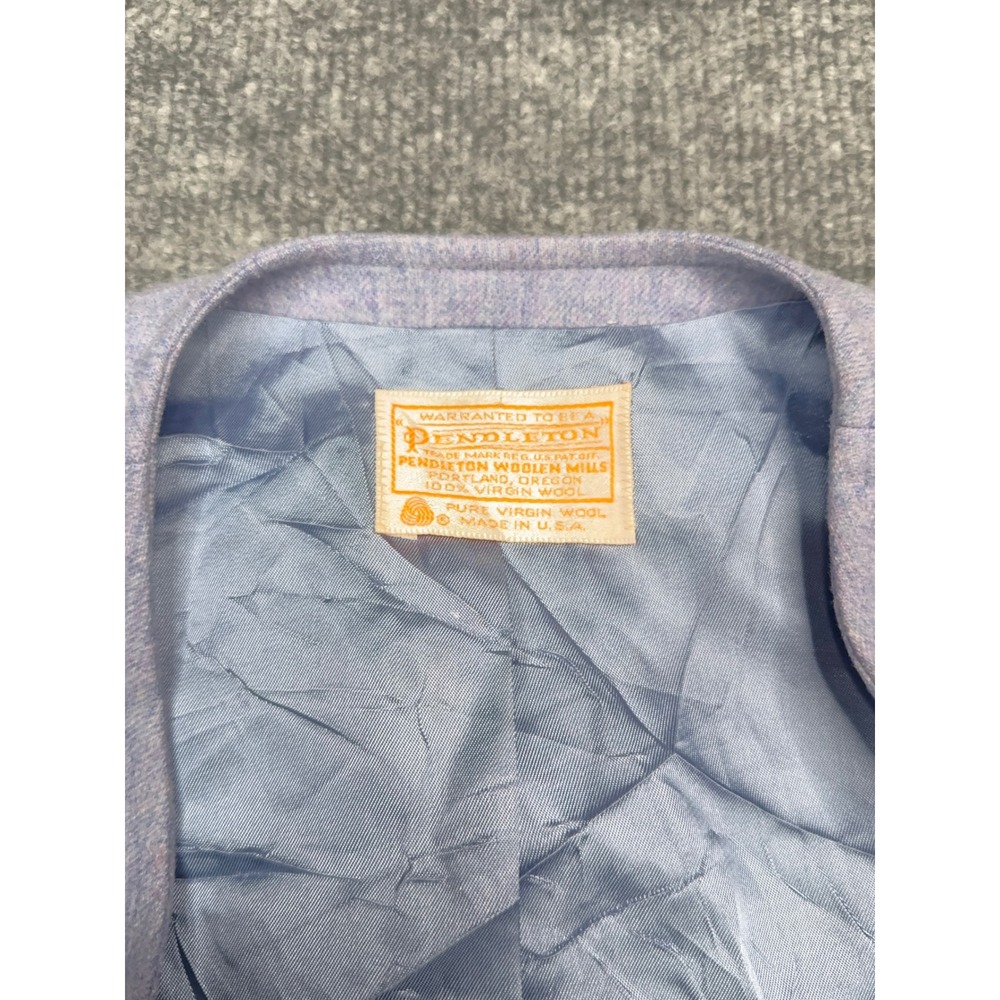 Pendleton Women's Virgin Wool Jacket Light Blue U… - image 3